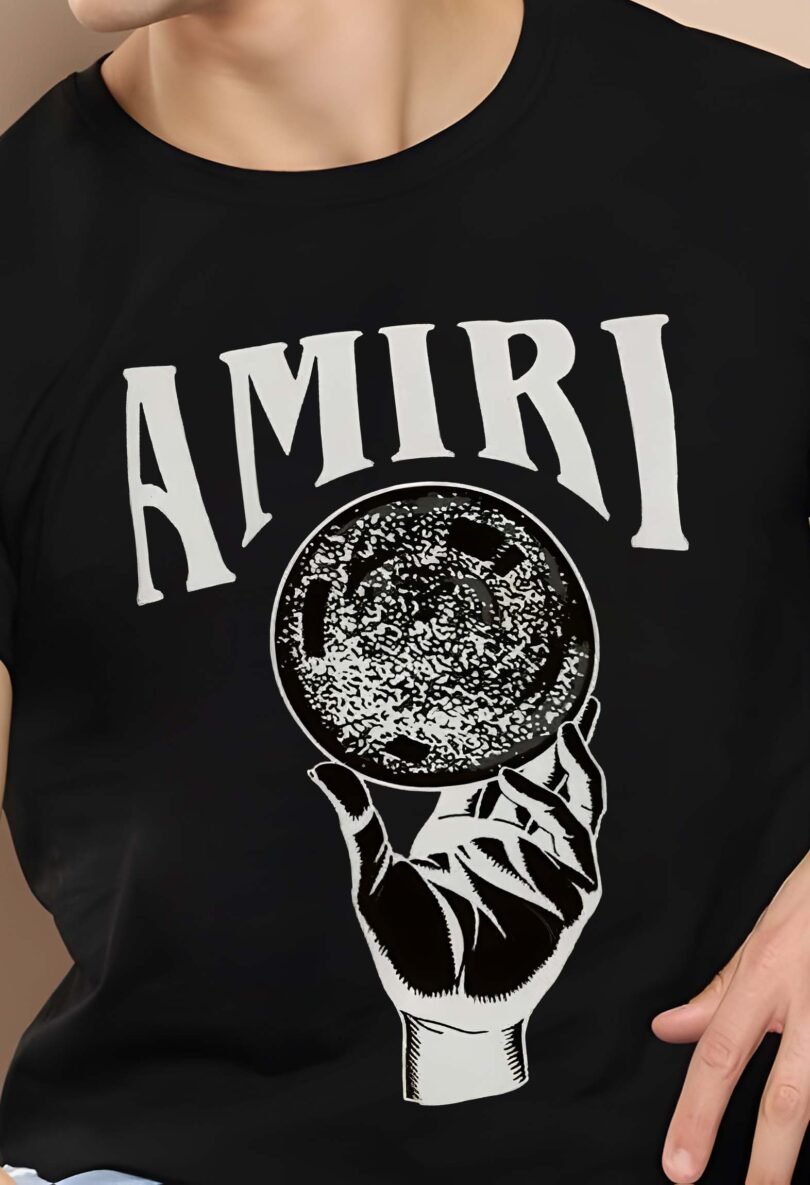 Black Graphic Print Cotton Regular T-Shirt for Men Casual Wear by Just Casual - Image 4