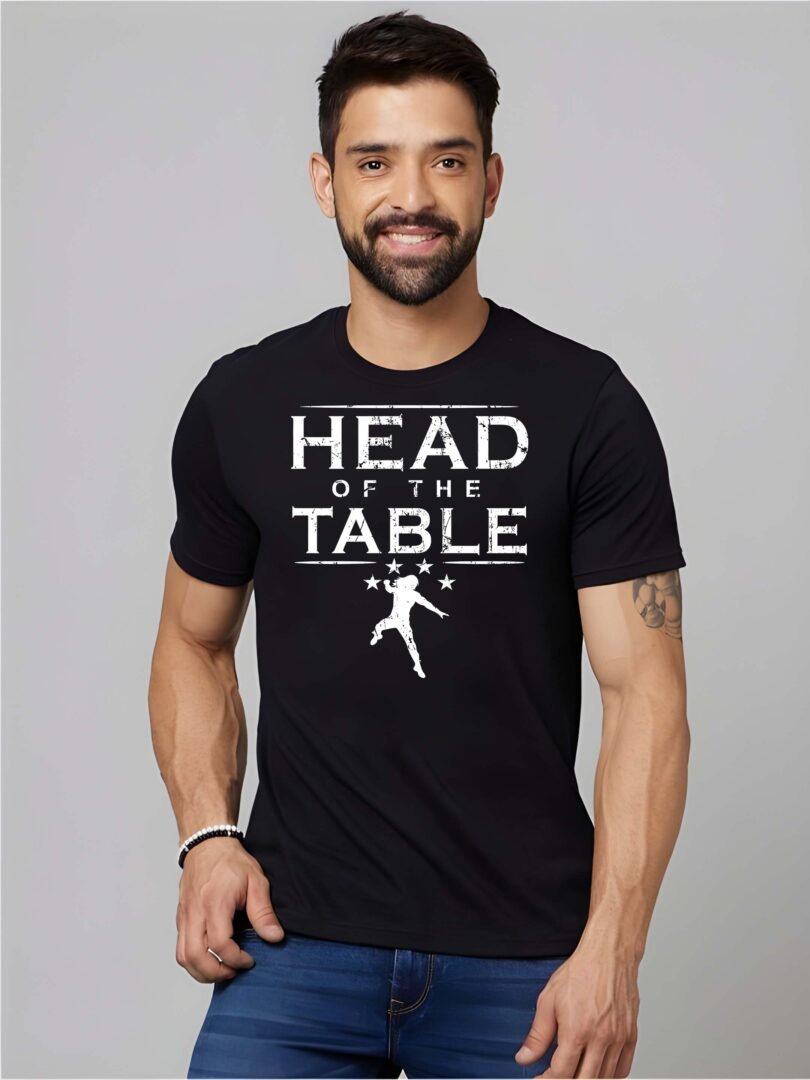 Black Graphic Print Cotton Regular T-Shirt for Men Casual Wear by Just Casual - Image 2