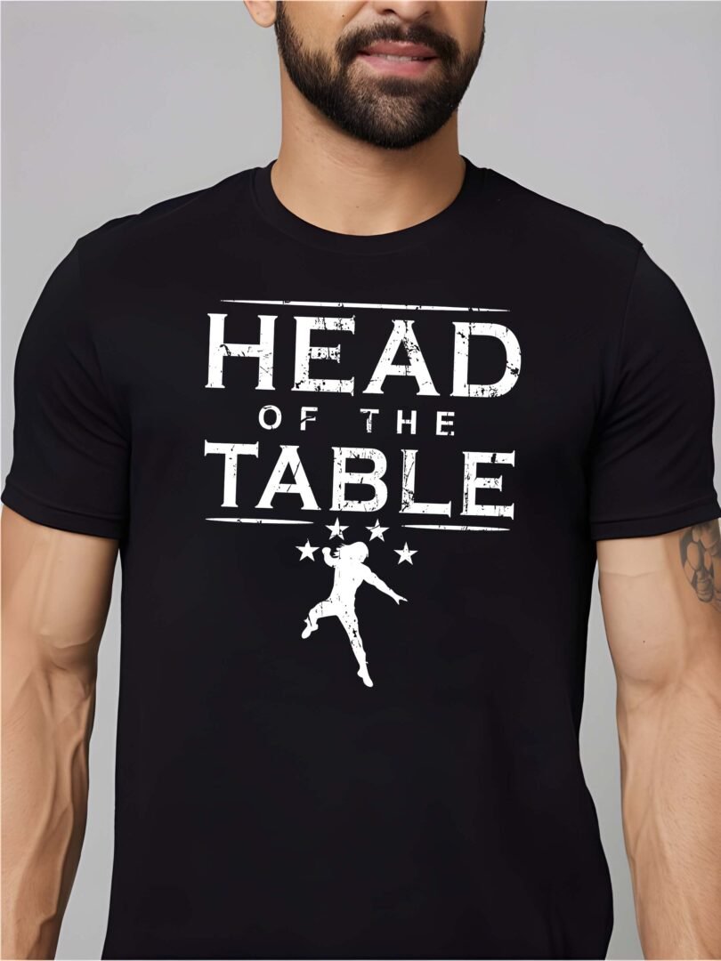 Black Graphic Print Cotton Regular T-Shirt for Men Casual Wear by Just Casual - Image 3