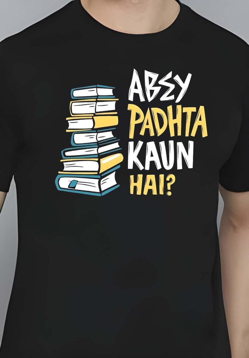 Black Graphic Print Cotton Regular T-Shirt for MenCasual Wear by Just Casual - Image 3