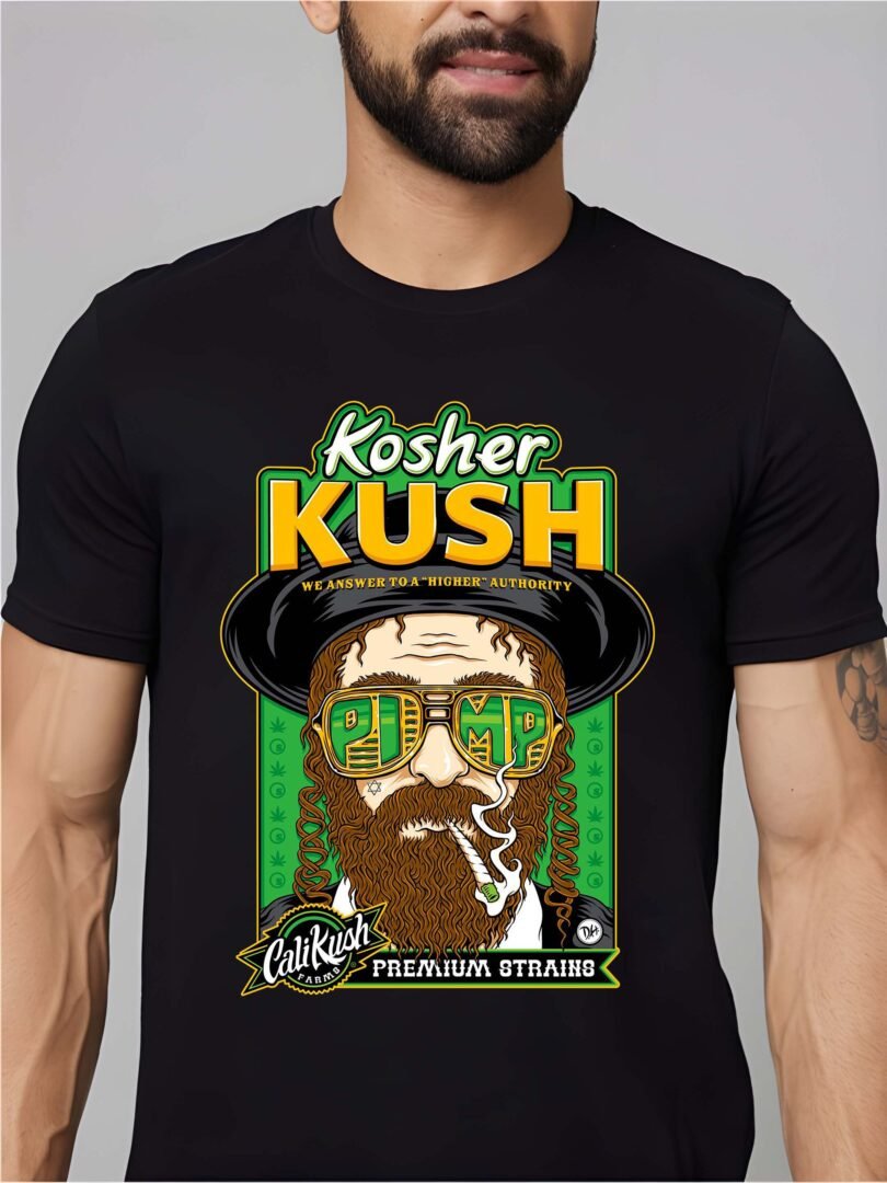 Black Graphic Print Cotton Regular T-Shirt for Men Casual Wear by Just Casual - Image 3