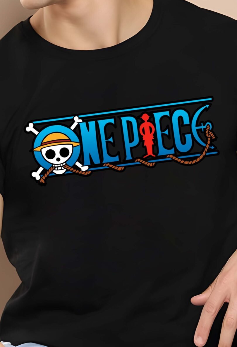 Black Graphic Print Cotton Regular T-Shirt for Men Casual Wear by Just Casual - Image 4