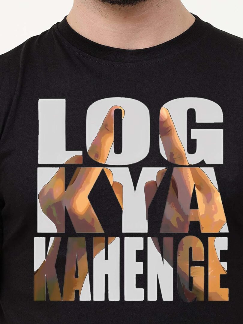Black Graphic Print Cotton Regular T-Shirt for Men Casual Wear by Just Casual - Image 4