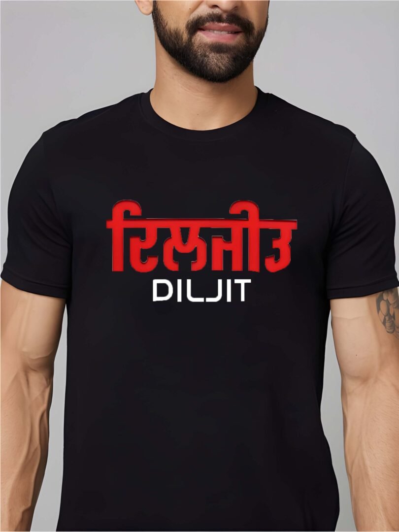 Black Graphic Print Cotton Regular T-Shirt for Men Casual Wear by Just Casual - Image 3